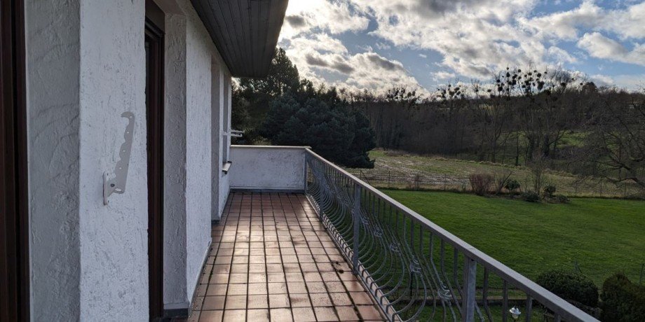 Balkon mit Aussicht Einfamilienhaus Bonn
